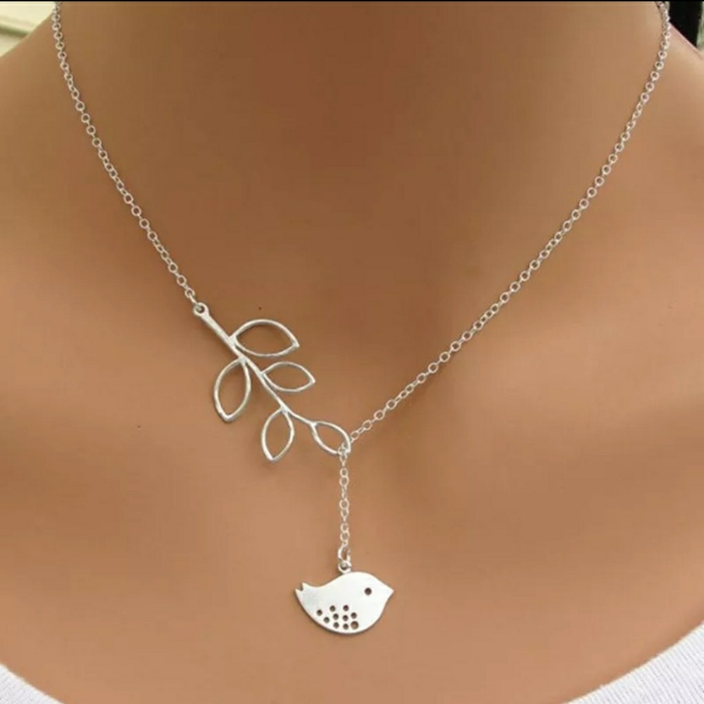 Little Tree Bird Necklace